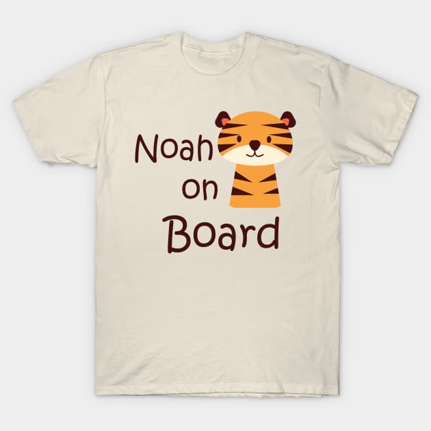 Noah on board sticker T-Shirt by IDesign23